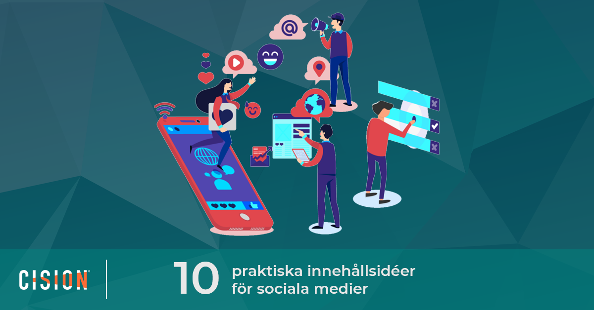 10 praktiska innehållsidéer för sociala medier  
