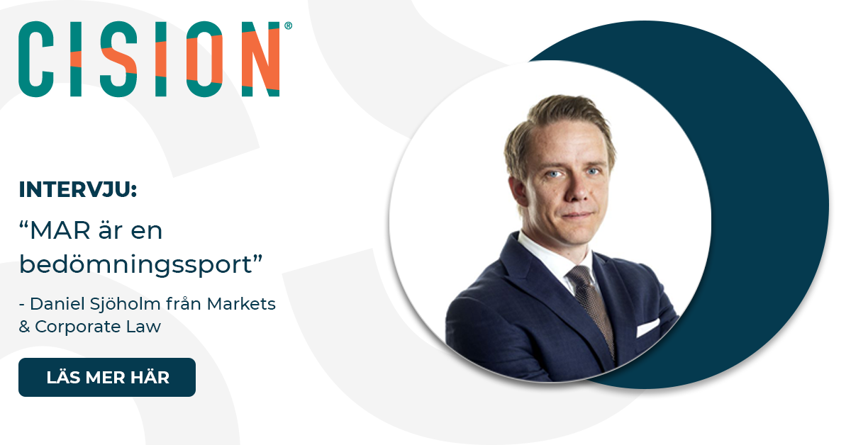 Daniel Sjöholm: “MAR är en bedömningssport” 